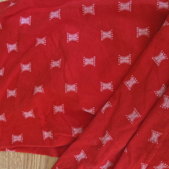 Savage X Cotton Jersey Legging XL 1X Goji Berry Red X Print - Picture 3 of 7